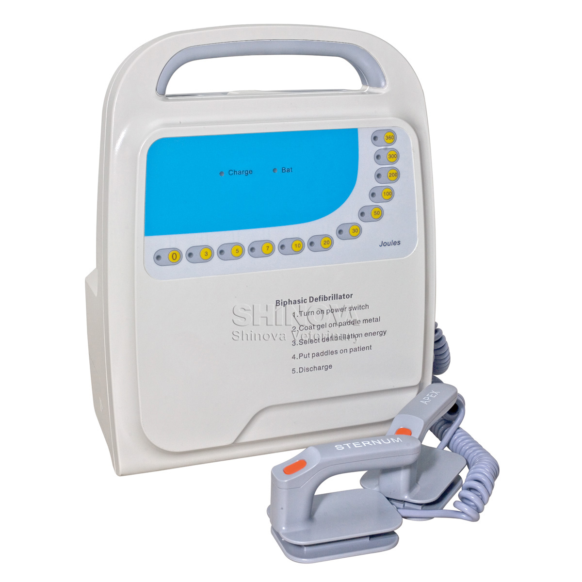 Veterinary Defibrillator (biphasic) Shinova VetVeterinary Ultrasound