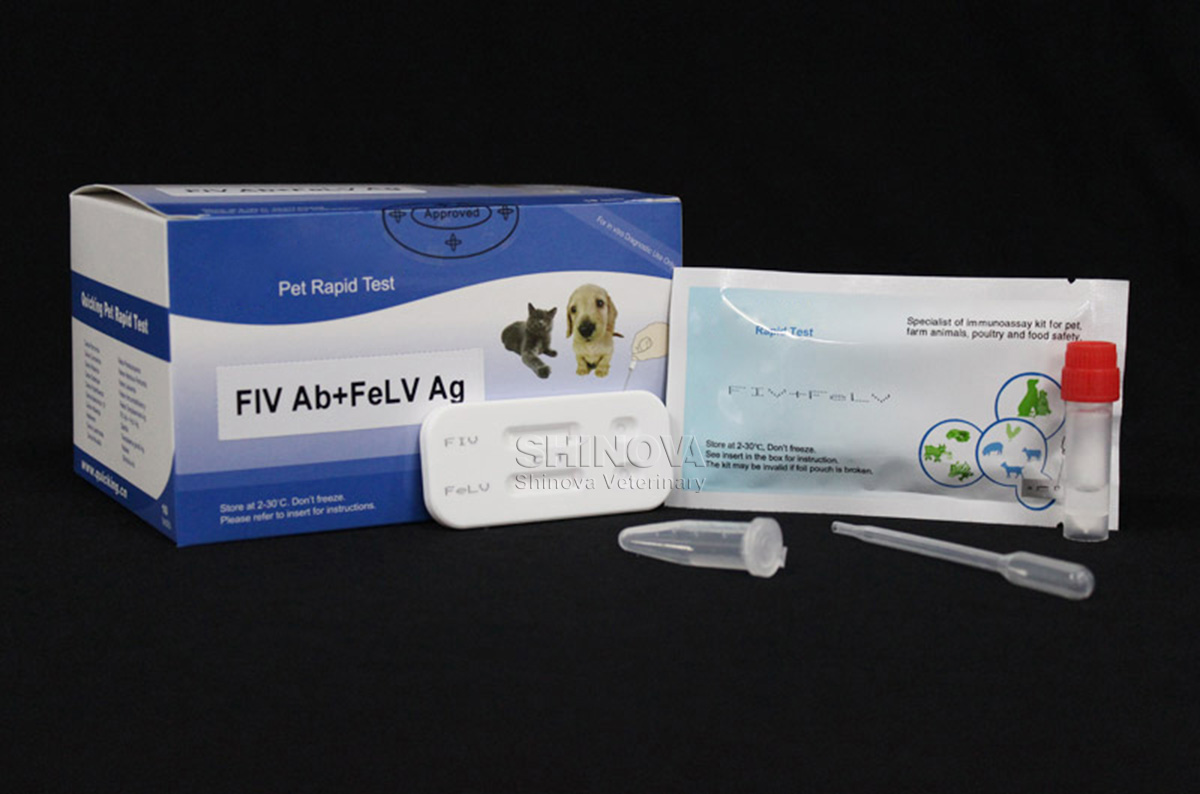 FIV Ab+FeLV Ag Combined Rapid Test