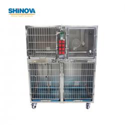 Stainless Steel Modular Dog Cage with Power Plug