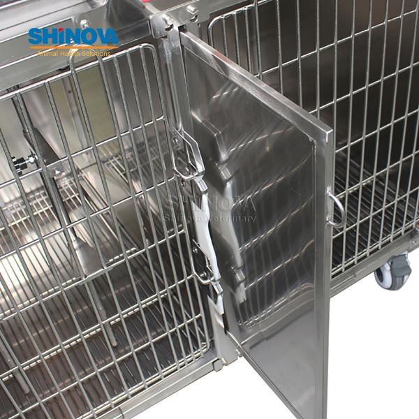 Modular Stainless Steel Dog Cage (with power sockets)