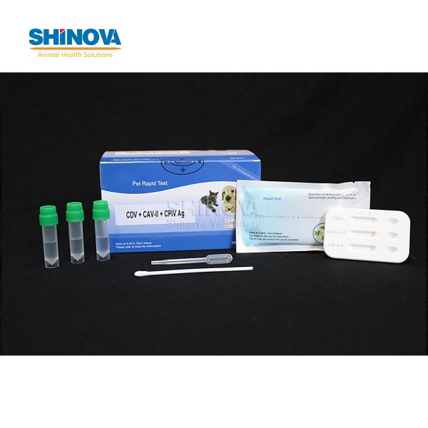 CDV+CAV-II+CPIV Ag Triple Rapid Test
