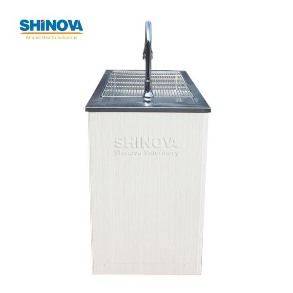 Wood Frame Wet Disposal Table