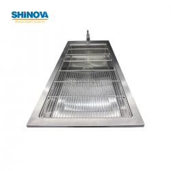 Wood Frame Wet Disposal Table